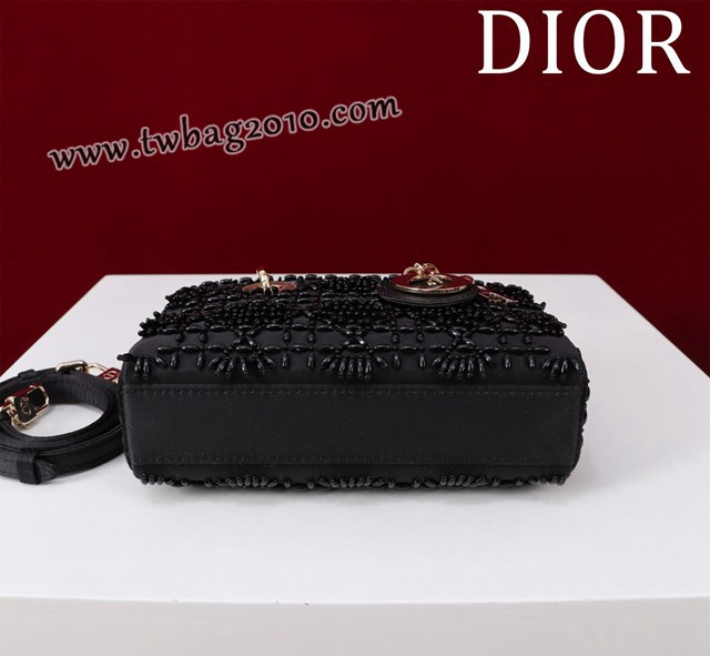 Dior专柜新款迪奥顶级原单超迷你刺绣珠片lady d-joy-micro djfk1056